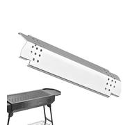 Grill Heat Plates, Barbecue Flame Deflector Burner Heat Shield Set, Stainless Steel Grilling Replacement Parts For Patio Backyard Garden Camping Outdoor Picnic Restaurant BBQ Cooking Protection Use