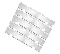 Grill Heat Plates, Stainless Shield Plates, Lightweight Barbecue Replacement Part, Non-Stick Flame Tamer Burner Cover for Party Traveling Hiking Bonfire Patio Use, 17,09 x 2,99 x 2,09 pollici