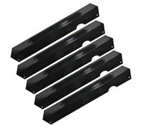 Grill Heat Plates Stainless Steel, BBQ Flame Tamer Shield, Non Stick Burner Cover Replacement, Lightweight Barbecue Accessory, Ideal for Party, Traveling, Hiking, Bonfire, Patio, 43,4 x 7,6 x 5,3 cm
