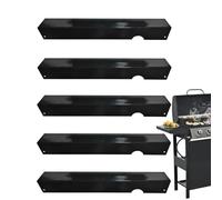 Grill Heat Plates, Stainless Steel BBQ, Non Stick Flame Tamer Covers, 17.09x2.99x2.09 Inches, Lightweight Design, Even Heat Distribution, for Bonfire Hiking or Travel Use