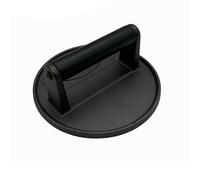 Grill Like a Pro con la piastra rotonda pressa carne design robusto in acciaio i
