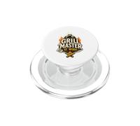 Grill Master At Work BBQ Spatula Fire PopSockets PopGrip per MagSafe