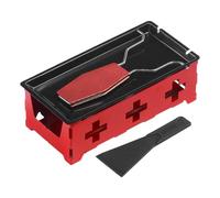 Grill per raschietti e formaggio - Multifunzione antiaderente, padella per sciogliere il formaggio a candela, ideale per feste in dormitorio, giardino, campeggio, picnic, terrazza fuoco da campo