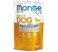 Monge Grill Puppy & Junior Bocconcini Con Pollo E Tacchino Per