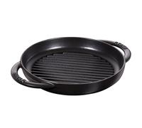 Grill rotondo Staub in ghisa nera 30 cm