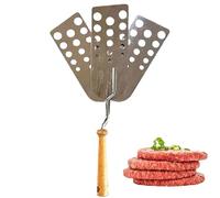 Grill Spatula, acciaio inossidabile Flipper, Burger Turner Tool, Heat Resistant Scraper, 11,75 x 2,5 pollici, Heavy Duty Kitchen Utensil for Cooking Fish Cake Pancake Steak on Grill