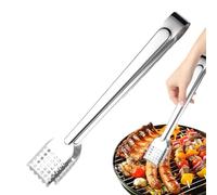 Grill Zange | Edelstahl Küchen Zange | Hitzebeständige Koch- Und Servierzange Für Fleisch Wurst Brot BBQ Grillabende Restaurants Haushalt Küche Werkzeug