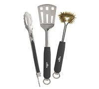 Grillbesteck Napoleon TravelQ Edelstahl schwarz 3-teilig