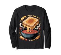 Grilled Cheese And Tomato Soup Comfort Food Maglia a Manica