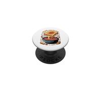 Grilled Cheese and Tomato Soup Comfort Food PopSockets PopGrip Adesivo
