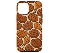 Grilled Meat Feast BBQ Cookout Foodie Humor Art Custodia per iPhone 12/12 Pro