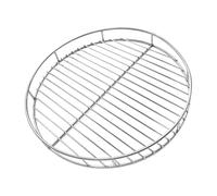Grilles de barbecue - Plateau rond en acier inoxydable, 24 cm, résistant à la chaleur | Grille ronde pour barbecue, refroidissement, grillades, rôtissage, friture, séchage, camping, pique-nique, feu d