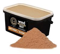 GRILLGOLD Sciure de bois pour fumoir. Pour fumer et fumer à froid du poisson, de la viande et des légumes, également adapté pour BBQ et grill. En seau refermable rempli de 5,5 litres d'aulne