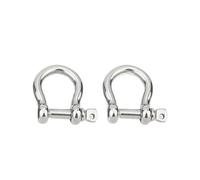 grilli, 1 pz Grillo ad arco M4 M5 M6 M8 M10 M12 M14 M16 304 in acciaio inossidabile antiruggine con perno a vite, ancoraggio, stile europeo(M8)