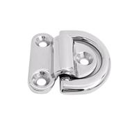 Grilli ad anello a D, grillo a catena pieghevole in acciaio 316 resistente, per barche, camion, letti, portellone posteriore, strumenti di sollevamento durevoli, 5,4 x 4,9 cm