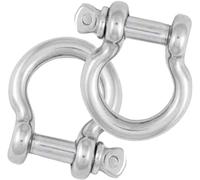 Grilli da 10 mm in acciaio inox A4-Marine Grade (316) - per collegare corde, ancore e catene (confezione da 2)