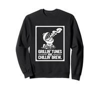 Grillin' Tunes e Chillin' Brew BBQ Chill Vibes Felpa