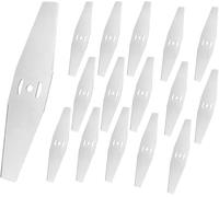 Grillix 15 Pezzi Lame per Tagliaerba in Metallo, Lame per Decespugliatore Acciaio Inox, 15 cm Compatibilità, 10 Sec Installe, Angolo di Taglio Oro, Accessori Ricambio, per Giardino Tagliare Erbacce