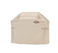 Grillman Premium Copertura per Barbecue, Copertura per Barbecue a Gas per Weber, Brinkmann, Char Broil ETC. Resistente agli Urti, ai Raggi UV e all'Acqua (132 cm, Marrone Chiaro)