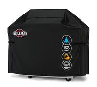 Grillman Premium - Copertura per griglia Barbecue a Gas, Resistente per Weber, Brinkmann, Char Broil, ECC. 182,9 cm Resistente agli Strappi, ai Raggi UV e all'Acqua.