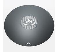 Grillmeister Set 2-teilig Grillring 80 CM + Inserto Barbecue Ø 20cm