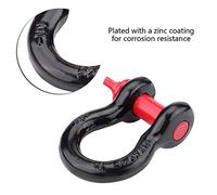 Grillo a D per Carichi Pesanti per Verricello e Gancio di Traino in Acciaio per Il Recupero di Veicoli e l'uso del Grillo per Camion con Design a Perno Sicuro (4,75 t)