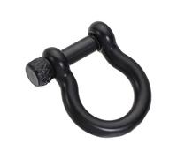 Grillo a D per impieghi gravosi, Moschettone in acciaio inossidabile massiccio D Graffette Grillo Fob Portachiavi Gancio Giunto a vite Connettore Fibbie for esterni(2)