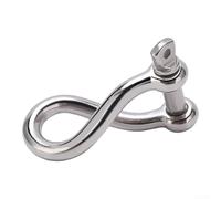 Grillo a forcella in acciaio inossidabile 316 intrecciato costruito per ambienti difficili, tra cui acqua salata, uso marino ed esterno (4 mm)