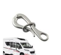 Grillo ad apertura rapida,Grillo di fibbia a clip di ancoraggio - Gancio di collegamento per sciabole di salvataggio | Per arrampicata Sartiame Traino lotta antincendio Sollevamento Canoe di