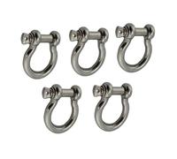 Grillo ad arco in acciaio inossidabile, 5 pezzi in acciaio inossidabile 304 for grillo a vite argento 4-10mm for immersioni surf sopravvivenza(8mm)