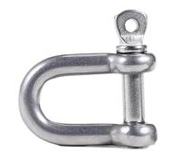 Grillo Anello a D Grillo di prua in acciaio inossidabile 304 a D for acqua mare WLL da 80-1600 kg for operazioni sollevamento leggere(Anchor M12(1PC))