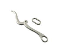 grillo - Fibbia a Clip per grillo di Ancoraggio Robusto con Perno a Vite Sicuro per sartiame e Traino | per zattere di Salvataggio sciabole antincendio