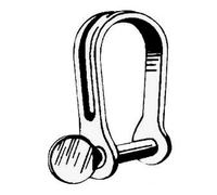 Grillo inox stampato lungo mm 8 - 10 PZ Osculati - 08.865.08 - 0886508