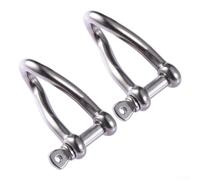 Grillo intrecciato in acciaio inossidabile 316 con perno a vite per il fissaggio del carico marino e applicazioni di sartiame all'aperto hardware ad alta resistenza, dimensioni da 8 mm a 12 mm (12 mm)