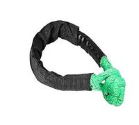 Grillo morbido sintetico con resistenza alla rottura da 41.000 libbre Grilli robusti da 1/2 "X 22 pollici con custodia protettiva for il recupero del veicolo(Groen)