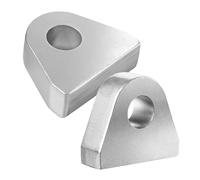 Grillo per saldatura - standard in acciaio fuso larga 2,82 pollici | Supporto a con attacco per recupero fuoristrada con circolare | Benna per trattore con paraurti per camion