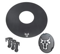 Grillring 55 CM + Inserto Barbecue Ø 20cm + Supporto Rotondo Acciaio Plancha