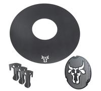 Grillring 80 CM + Inserto Barbecue Ø 20cm + Supporto Rotondo Acciaio Plancha
