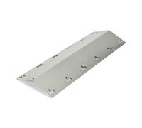 Grillrost.com Das Original Copribruciatore in Acciaio Inox - 395x150 mm - Extra Resistente 1,5 mm - Adatto a Molti Barbecue