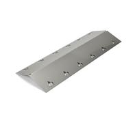 Grillrost.com Das Original Copribruciatore in Acciaio Inox - 435x160 mm - Extra Resistente 1,5 mm - Adatto a Molti Barbecue