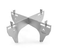 Grillrost.com Das Original Cremagliera per Forno Olandese per Piastra da Fuoco - collegabile e sicura - in Acciaio Inox