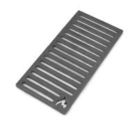 Griglia del forno in acciaio massiccio - 15x31cm - Più durevole delle griglie in ghisa - per stufe e caminetti