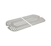 Grillrost.com Das Original Griglie in Acciaio Inox Inox per Weber Traveler | Lavabili in lavastoviglie - Set Composto da 2 metà