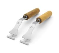 Grillrost.com Das Original Maniglie universali | Sollevatore di Griglie in Acciaio Inox | Rimovibile - Robusto per Tutte Le Griglie (Barre da Davanti a Dietro)