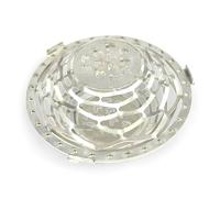 Grillrost.com Das Original Palla di Fuoco Realizzata a Mano in Acciaio Inox - L'Ultimo ausilio per l'illuminazione