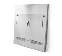 Grillrost.com Das Original Pannello Posteriore in Acciaio Inox per Rösle Allflame Hero 4 e Prime 4 - Migliore ritenzione del Calore e Vista Posteriore Pulita