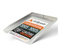 Grillrost.com Das Original Piastra Grill in Acciaio Inossidabile - plancha 45 x 30 cm - per Napoleon Freestyle e Rogue 365, 425, 525 - Senza bruciatore Posteriore