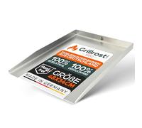 Grillrost.com Das Original Piastra per griglia in Acciaio Inox | Plancha 48x34 cm - Adatta per Genesis II & Broil King Imperial/Regal | 4 mm di Spessore