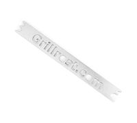 Grillrost.com Das Original Raschietto per Griglie in Acciaio Inox | pulitore per Griglie per Barre di Spessore 4, 5, 6 e 8 mm - rimuove Lo Sporco Grossolano