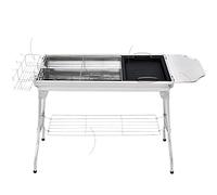 Grills Outdoor Folding Barbecue Grill Thickened Stainless Steel Barbecue Grill BBQ Large Grill Main Picture Complete Set